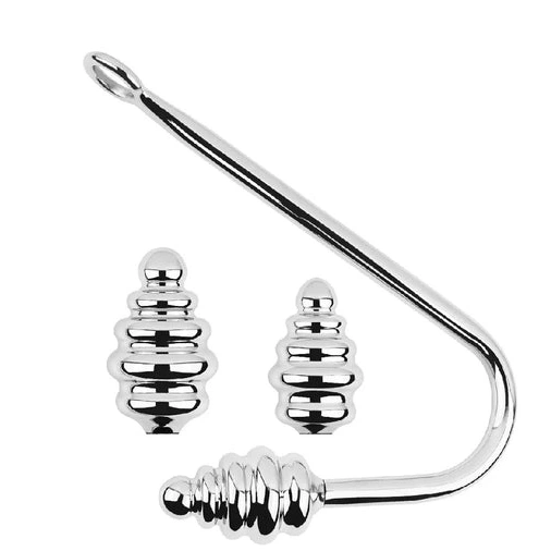 Ribbed 8826 Anal GreatBenefit Screw-in Hook Set 0713
